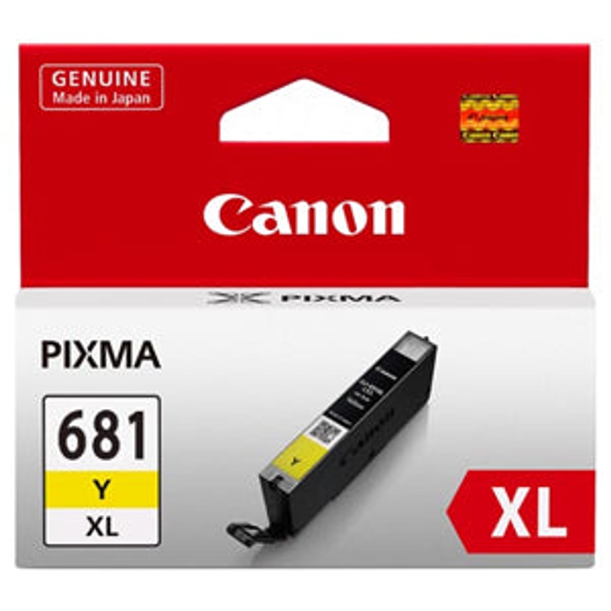 INK CART OEM CANON CLI681XLY YELLOW HIGH YIELD INK