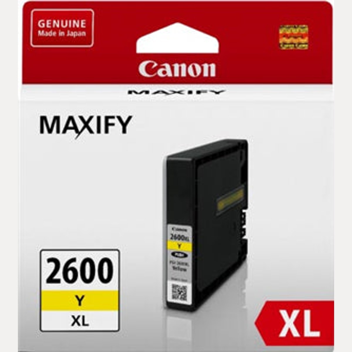 INK CART OEM CANON PGI2600XLY YELLOW HIGH YIELD INK CARTRIDGE