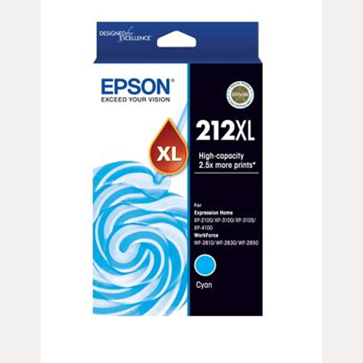INK CART OEM EPSON 212XL CYAN HIGH YIELD INK CARTRIDGE