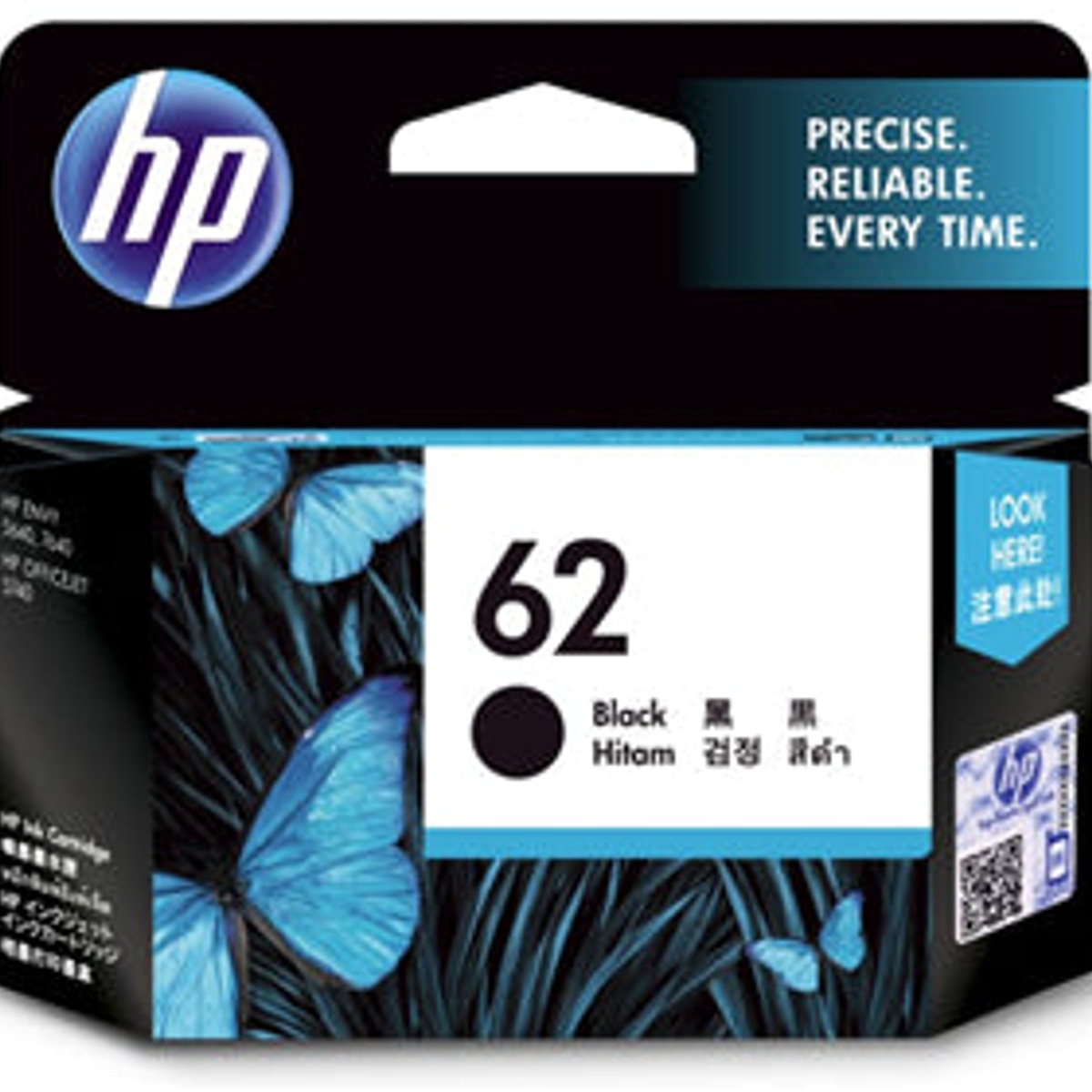 INK CART OEM HP 62 BLACK INK CARTRIDGE