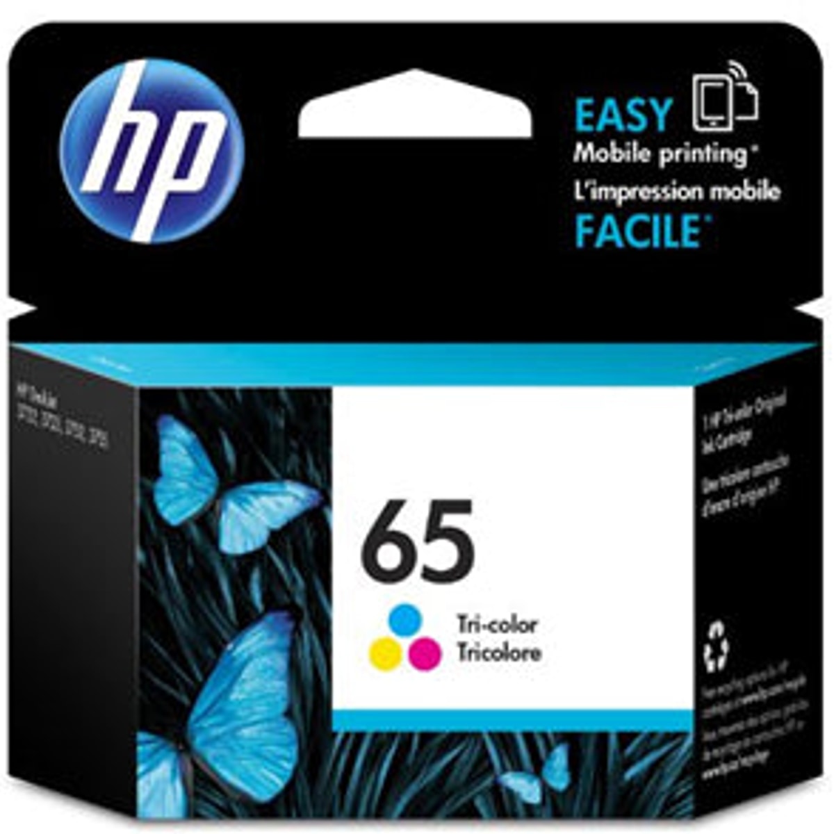 INK CART OEM HP 65 TRI COLOUR N9K01AA