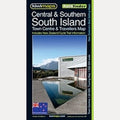 Kiwimaps Central and Southern South Island Town Centre and Travellers Map (8th edition) MAP 122