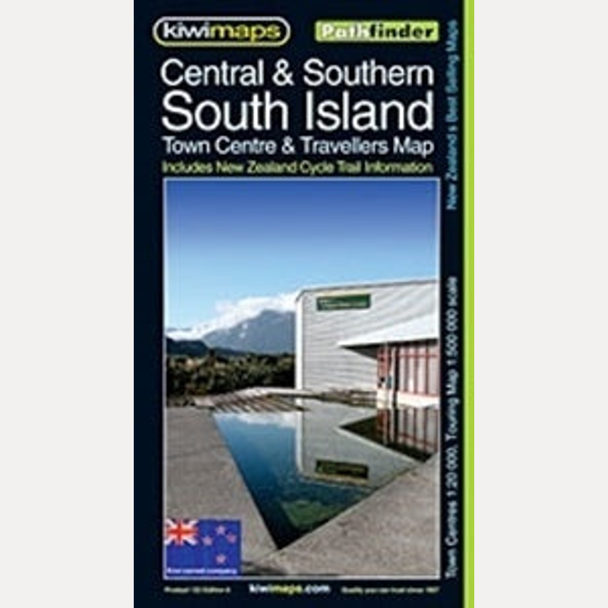 Kiwimaps Central and Southern South Island Town Centre and Travellers Map (8th edition) MAP 122