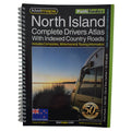 KiwiMaps North Island Complete Drivers Road Atlas Map 251