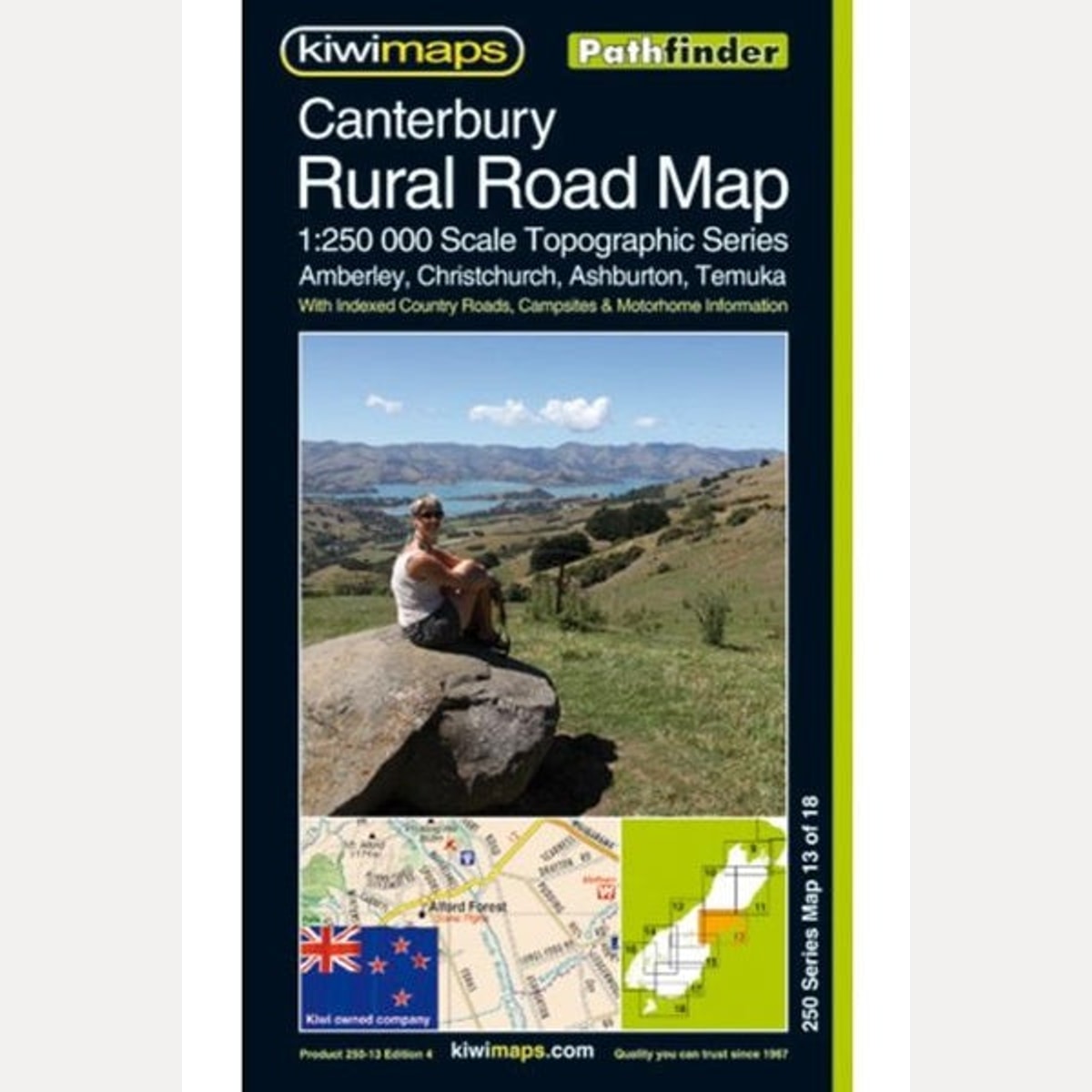 Kiwimaps North Island New Zealand Pathfinder Map 110