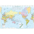 KiwiMaps The World Laminated Map 142L