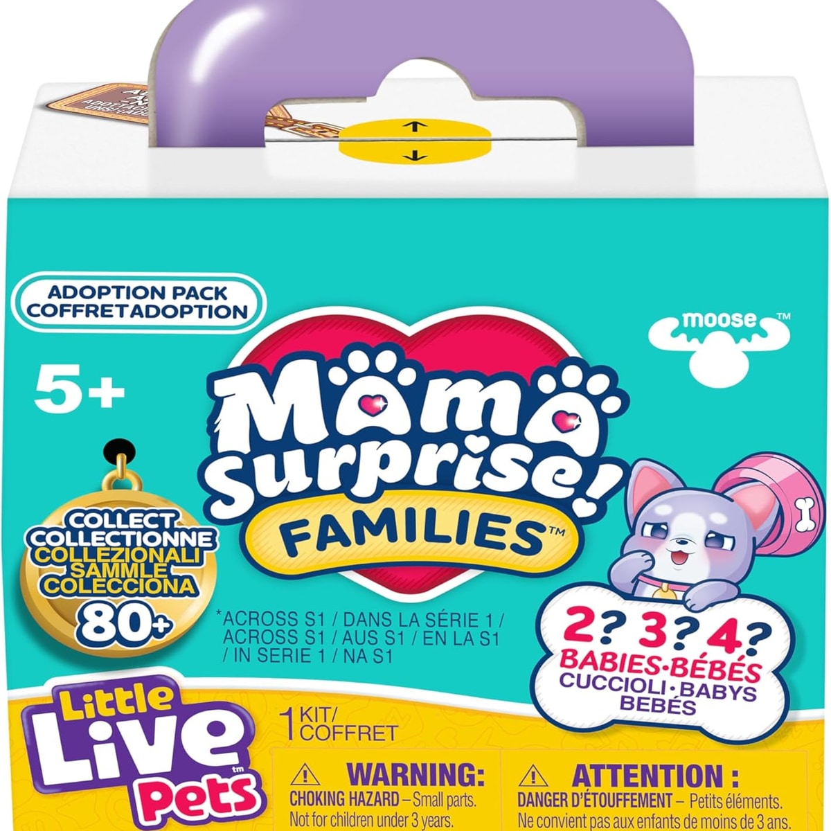 Little Live Pets Mama Surprise Families S1 Puppy Adoption Pack