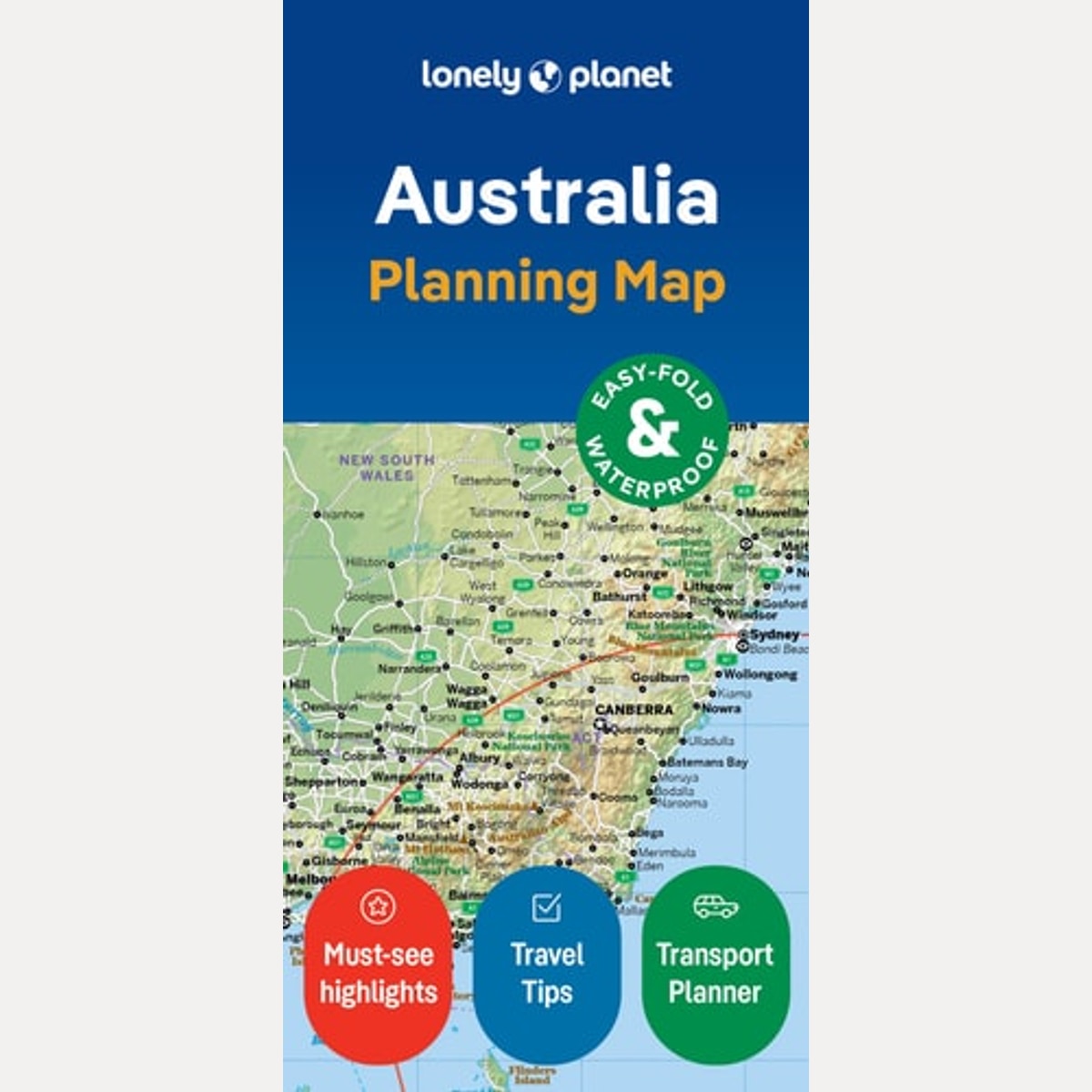 Lonely Planet Australia Planning Map by Lonely Planet