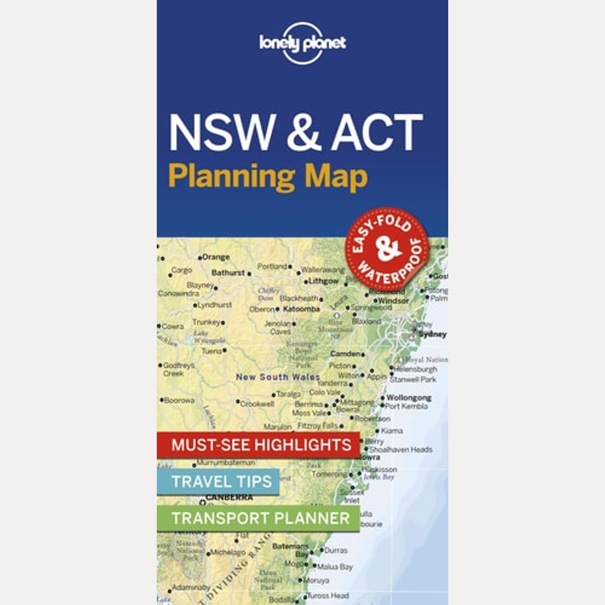 Lonely Planet New South Wales & ACT Planning Map, Lonely Planet