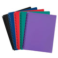 Marbig A4 Refillable Display Book 20 Pockets Assorted