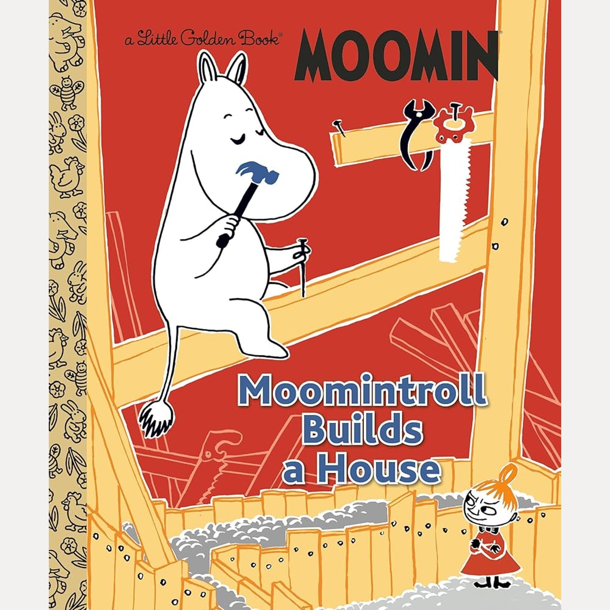 Moomintroll Builds a House (Moomin) (Little Golden Book) cover image