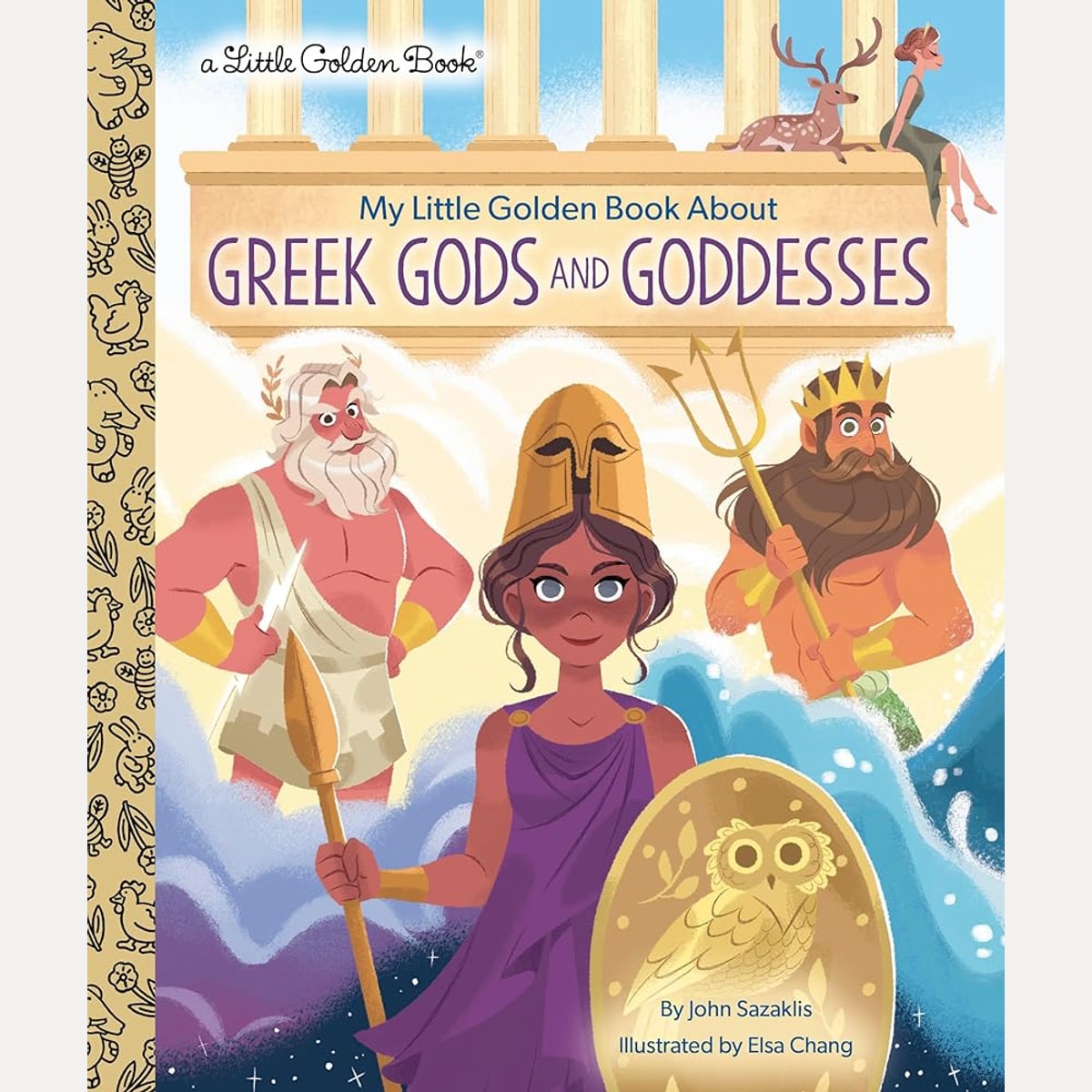 My Little Golden Book About Greek Gods and Goddesses cover image