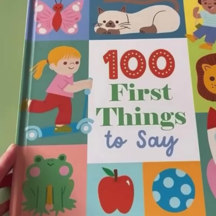 100 First Words Things to Say Board Book