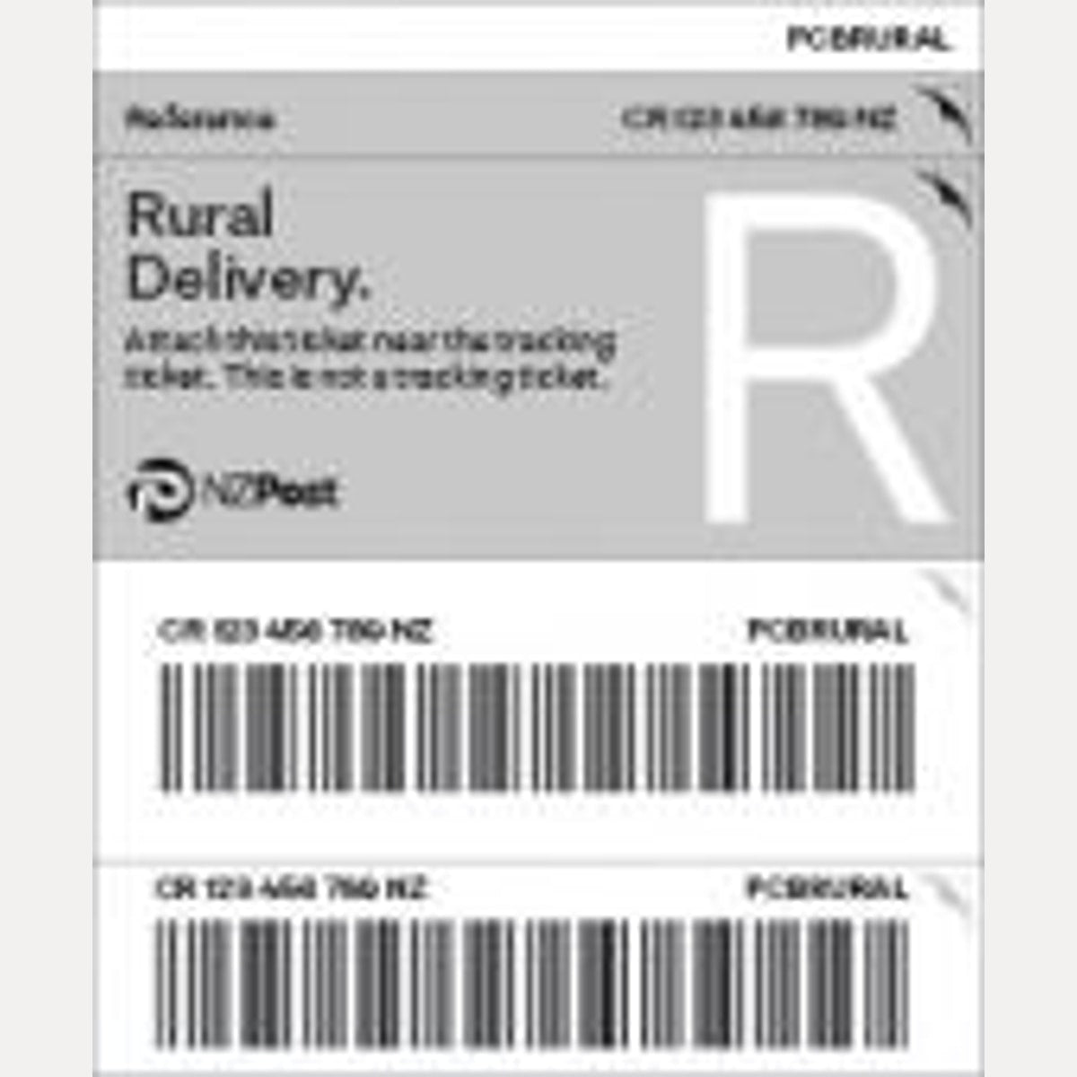 RURAL SURCHARGE TICKET