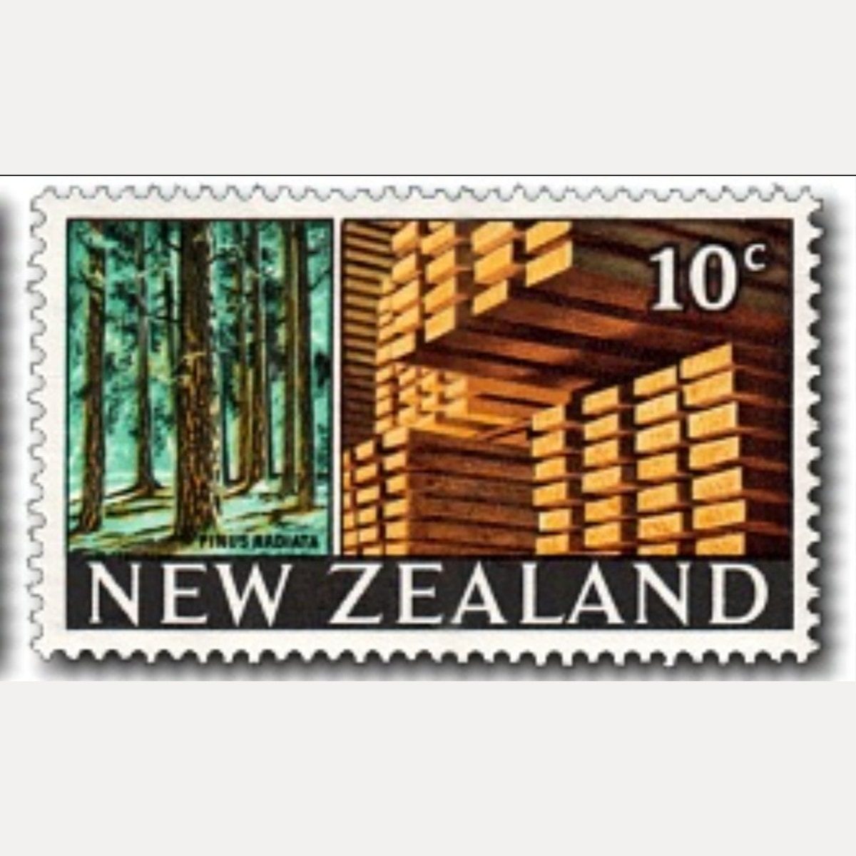 STAMP NZPOST $0.10 SINGLE
