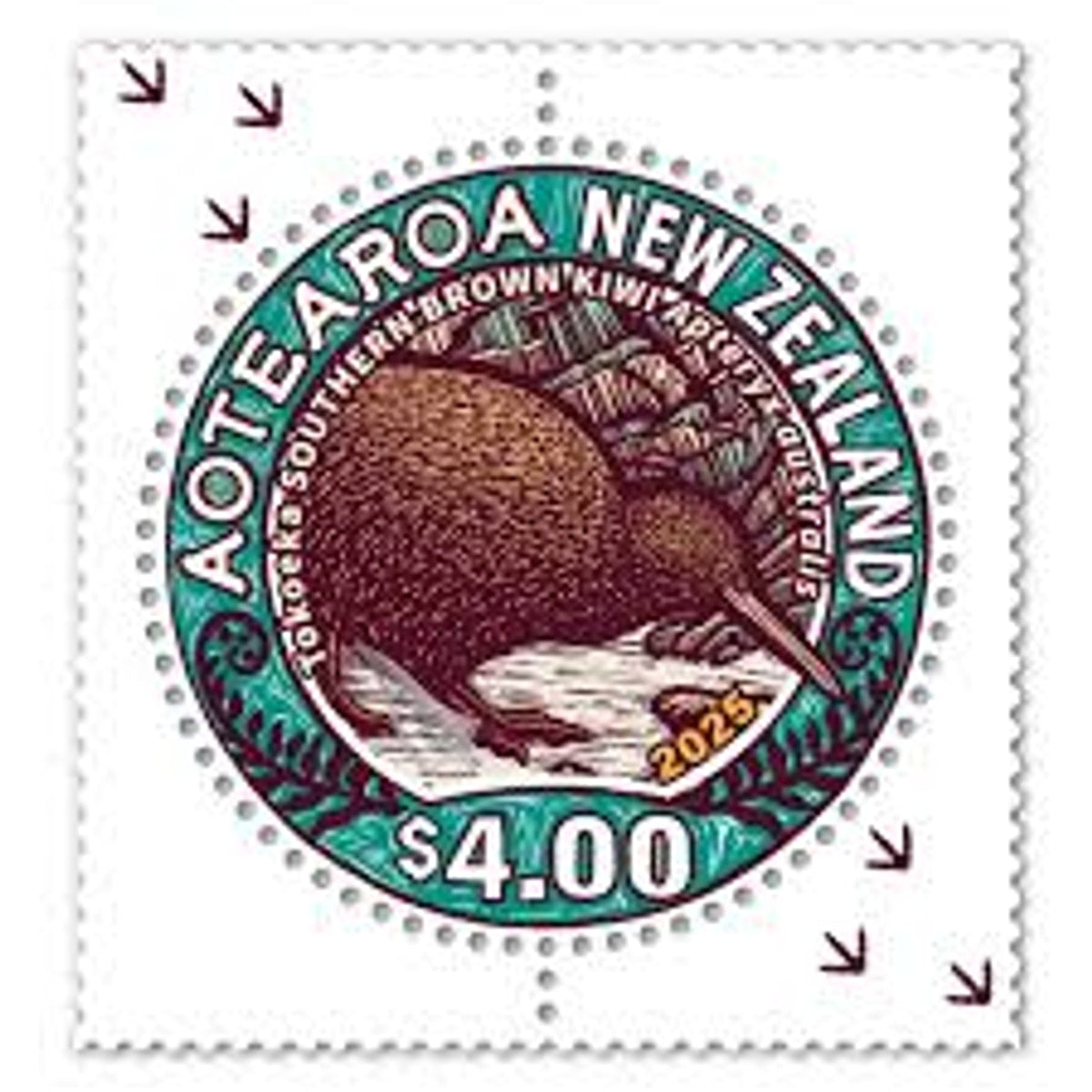 STAMP NZPOST $4.00 SINGLE