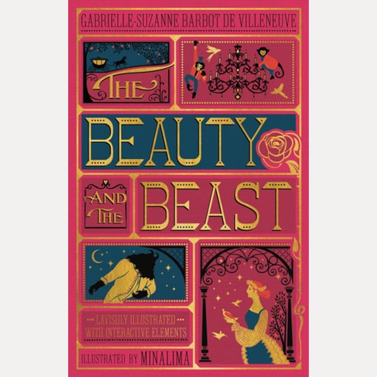 The Beauty and the Beast (Illustrated with Interactive Elements), Gabrielle-Suzanna Barbot de Villenueve
