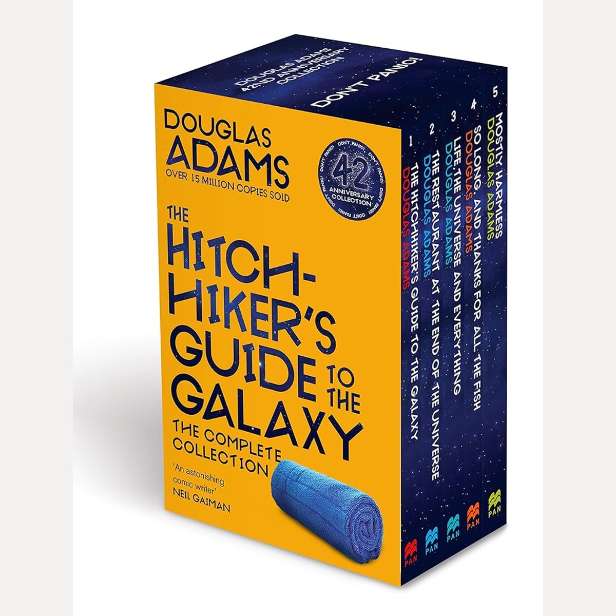 The Complete Hitchhiker's Guide to the Galaxy Boxset: Guide to the Galaxy / The Restaurant at the End of the Universe / Life, the Universe and ... and Thanks for all the Fish / Mostly Harmless cover image