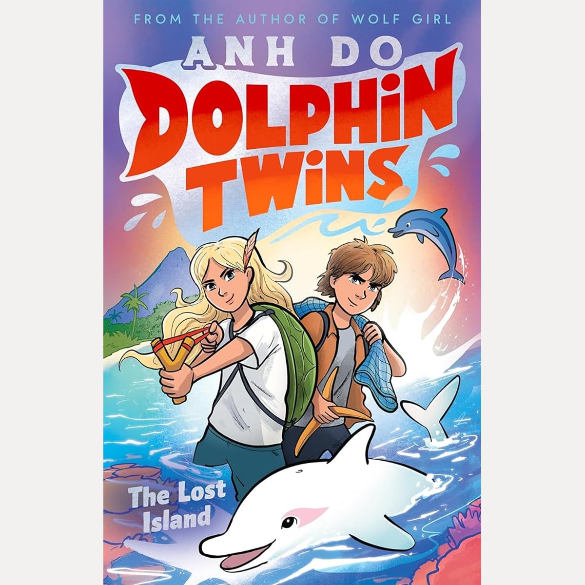 The Lost Island (Dolphin Twins, Book 1) cover image