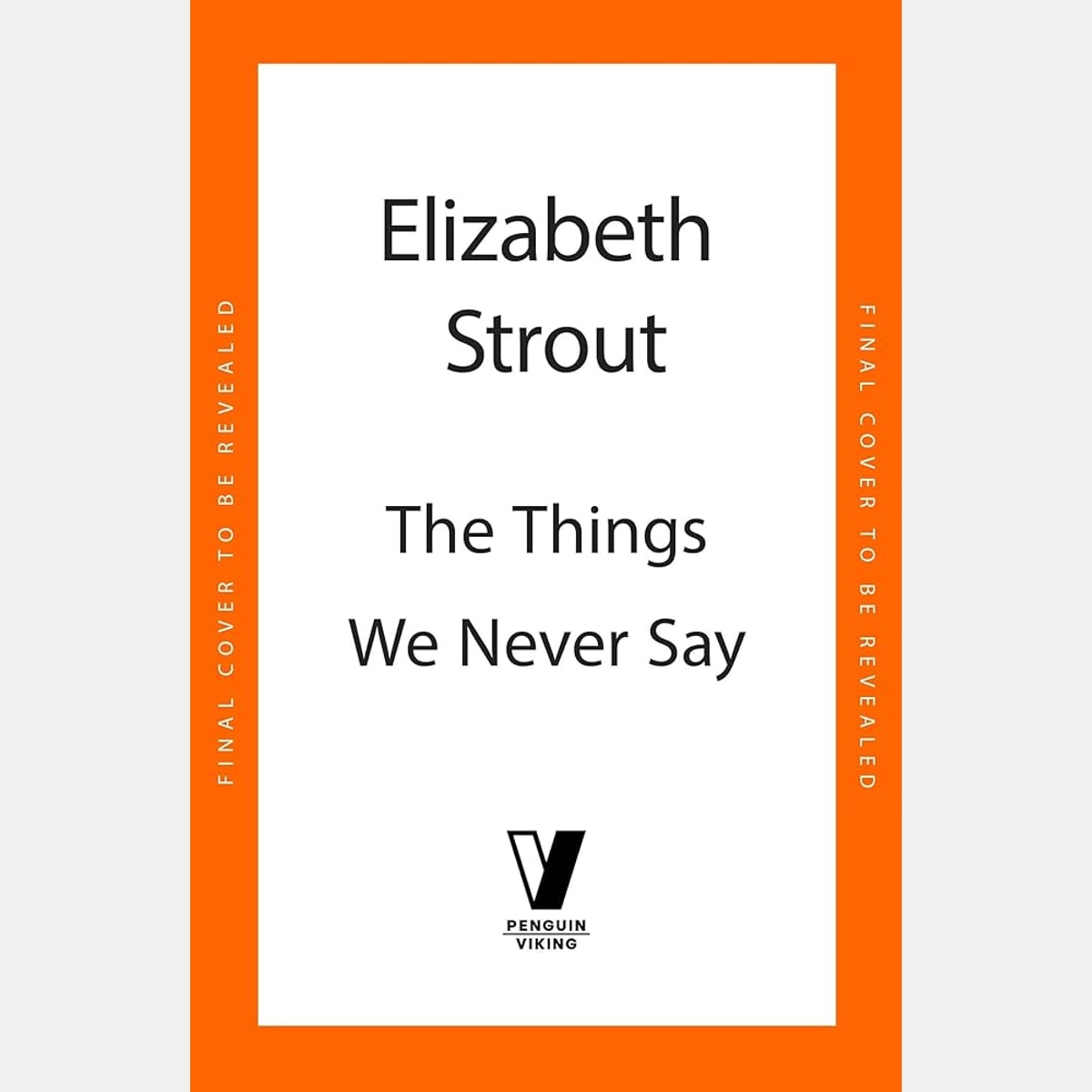 The things we never say cover image