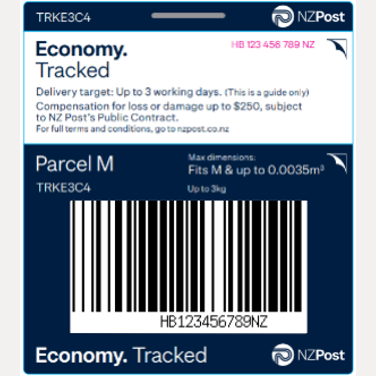 TICKET 3KG ECONOMY C4 M TRKE3C4