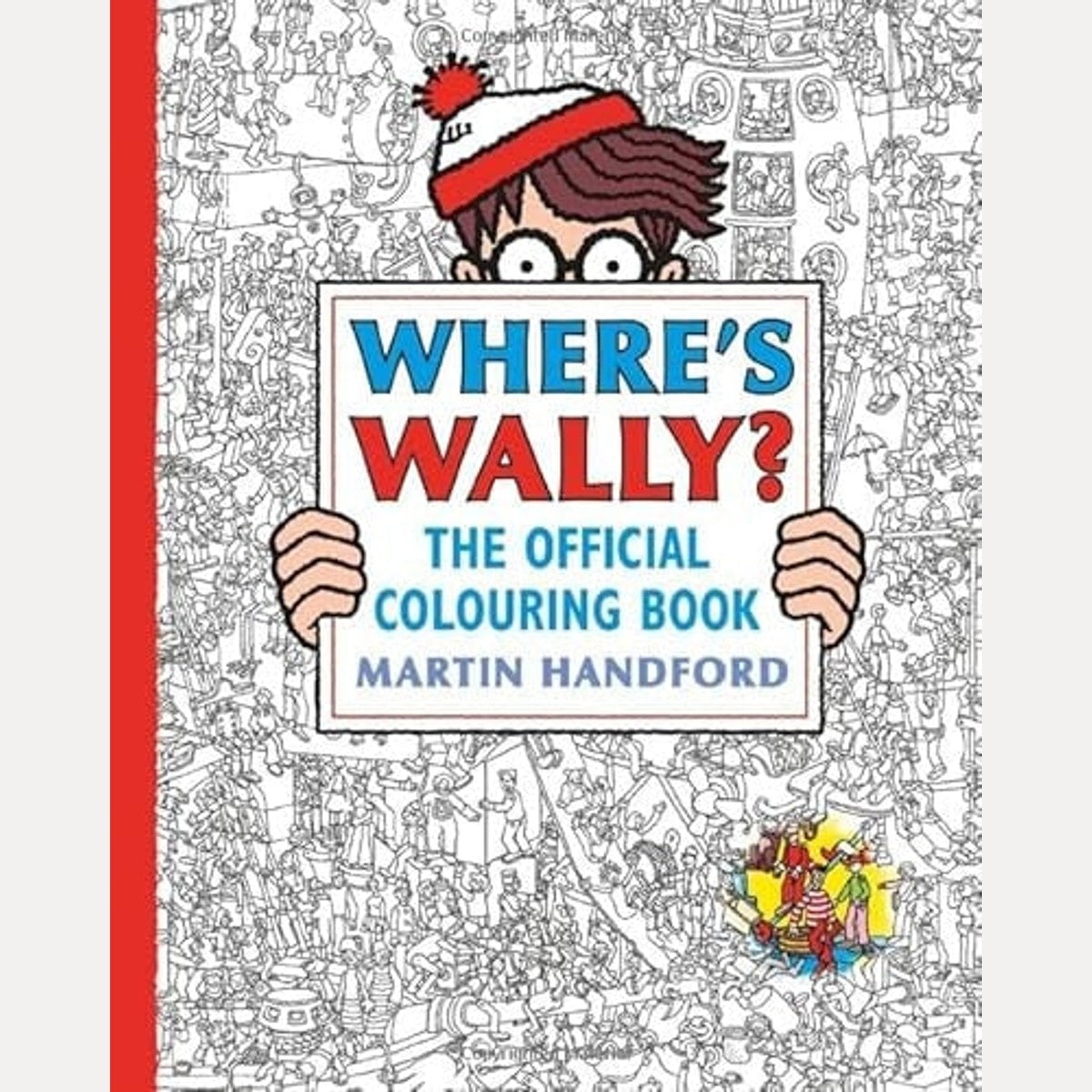 Where's Wally? The Official Colouring Book (paperback) by Martin Handford
